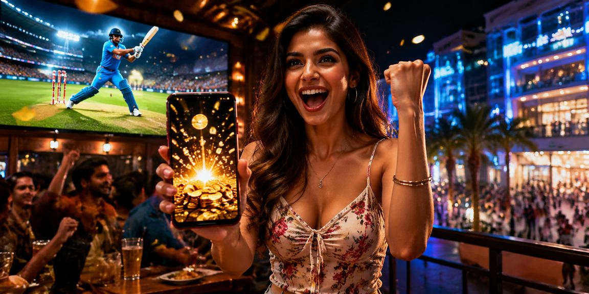 User accessing india cricket betting platform on laptop